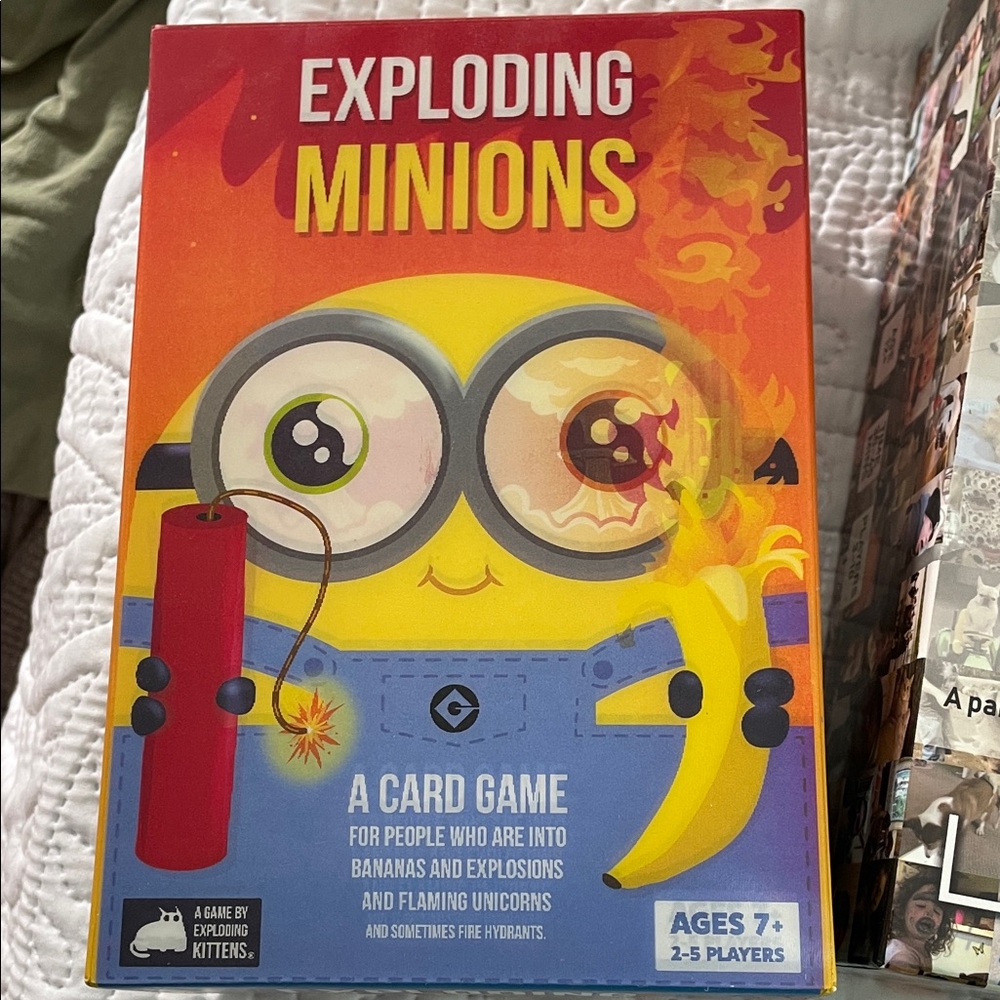 Exploding Minions Card Game - Yellow